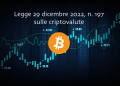 Legge 29 dicembre 2022, n. 197 sulle criptovalute